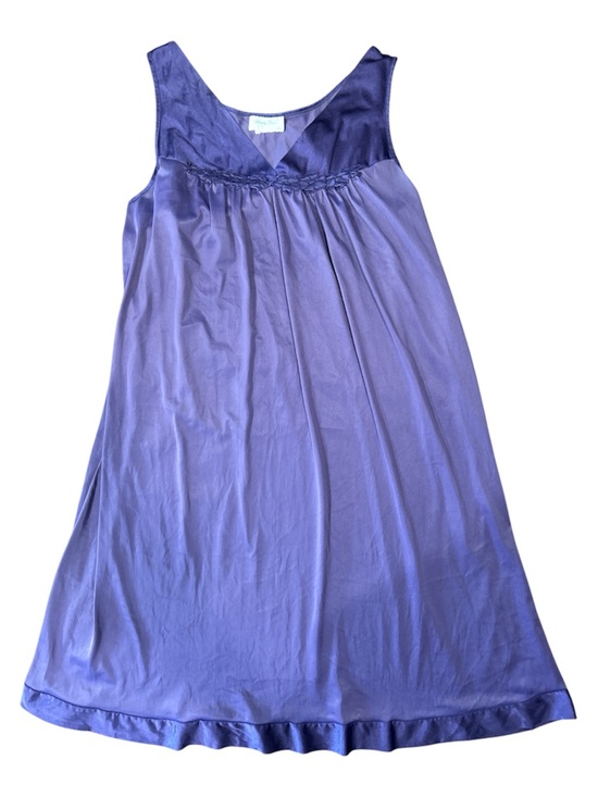 Vanity Fair Other - Vanity Fair Vintage Purple Sleeveless Slip Dress sz M
